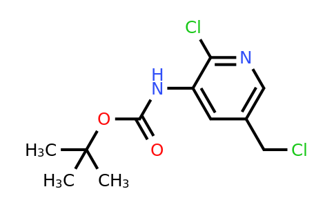 CAS 1393573-18-6 | Tert-butyl 2-chloro-5-(chloromethyl)pyridin-3-ylcarbamate