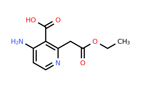 CAS 1393573-21-1 | 4-Amino-2-(2-ethoxy-2-oxoethyl)nicotinic acid
