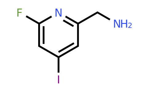 CAS 1393573-22-2 | (6-Fluoro-4-iodopyridin-2-YL)methylamine