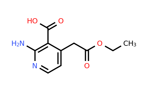 CAS 1393573-24-4 | 2-Amino-4-(2-ethoxy-2-oxoethyl)nicotinic acid