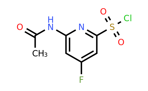 CAS 1393573-26-6 | 6-(Acetylamino)-4-fluoropyridine-2-sulfonyl chloride