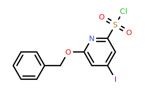 CAS 1393573-28-8 | 6-(Benzyloxy)-4-iodopyridine-2-sulfonyl chloride