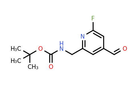 CAS 1393573-29-9 | Tert-butyl (6-fluoro-4-formylpyridin-2-YL)methylcarbamate