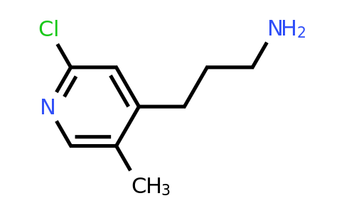CAS 1393573-30-2 | 3-(2-Chloro-5-methylpyridin-4-YL)propan-1-amine