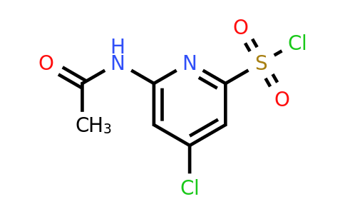 CAS 1393573-32-4 | 6-(Acetylamino)-4-chloropyridine-2-sulfonyl chloride