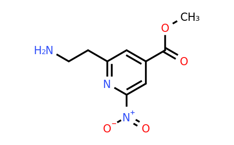 CAS 1393573-34-6 | Methyl 2-(2-aminoethyl)-6-nitroisonicotinate