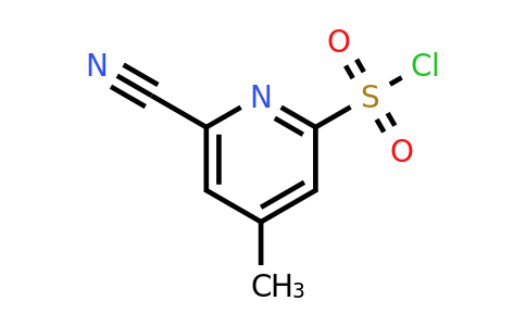 CAS 1393573-36-8 | 6-Cyano-4-methylpyridine-2-sulfonyl chloride