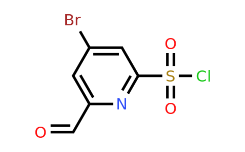 CAS 1393573-37-9 | 4-Bromo-6-formylpyridine-2-sulfonyl chloride