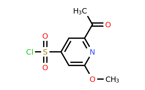 CAS 1393573-48-2 | 2-Acetyl-6-methoxypyridine-4-sulfonyl chloride