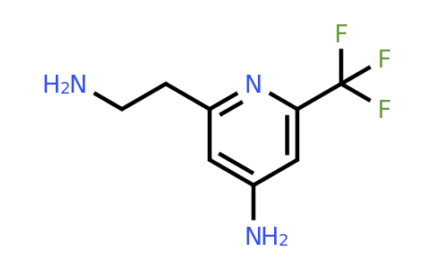 CAS 1393573-49-3 | 2-(2-Aminoethyl)-6-(trifluoromethyl)pyridin-4-amine