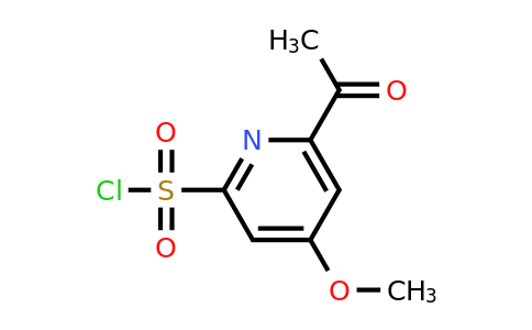CAS 1393573-51-7 | 6-Acetyl-4-methoxypyridine-2-sulfonyl chloride