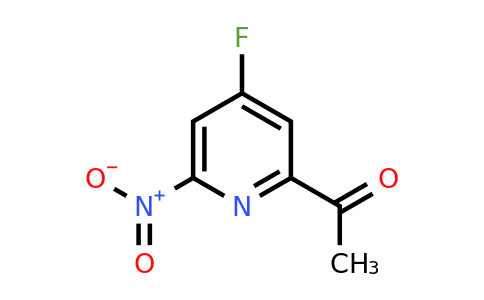 CAS 1393573-58-4 | 1-(4-Fluoro-6-nitropyridin-2-YL)ethanone