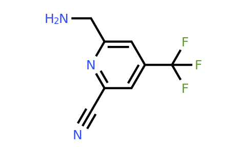 CAS 1393573-68-6 | 6-(Aminomethyl)-4-(trifluoromethyl)pyridine-2-carbonitrile