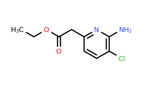 CAS 1393573-78-8 | Ethyl (6-amino-5-chloropyridin-2-YL)acetate