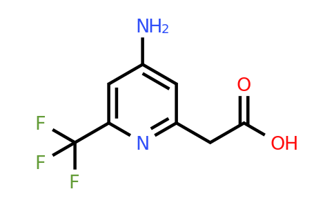 CAS 1393573-80-2 | [4-Amino-6-(trifluoromethyl)pyridin-2-YL]acetic acid