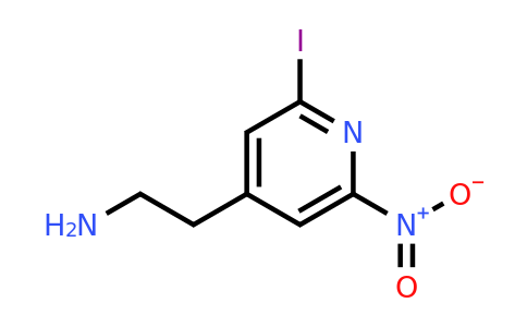 CAS 1393573-82-4 | 2-(2-Iodo-6-nitropyridin-4-YL)ethanamine