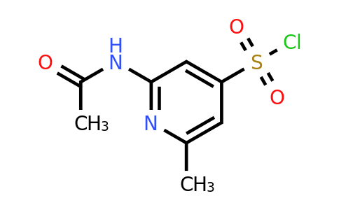 CAS 1393573-83-5 | 2-(Acetylamino)-6-methylpyridine-4-sulfonyl chloride