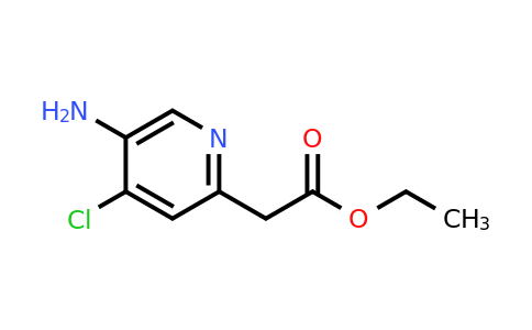 CAS 1393573-85-7 | Ethyl (5-amino-4-chloropyridin-2-YL)acetate
