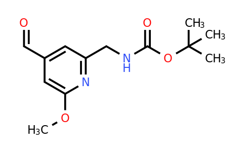 CAS 1393573-89-1 | Tert-butyl (4-formyl-6-methoxypyridin-2-YL)methylcarbamate
