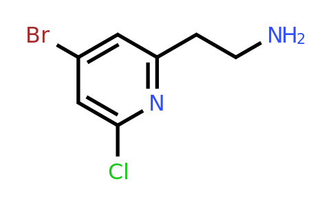 CAS 1393573-92-6 | 2-(4-Bromo-6-chloropyridin-2-YL)ethanamine