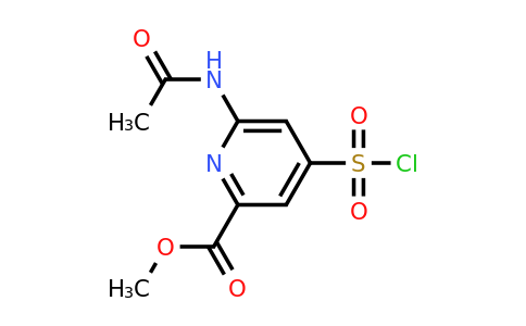 CAS 1393573-97-1 | Methyl 6-(acetylamino)-4-(chlorosulfonyl)pyridine-2-carboxylate