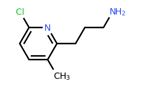 CAS 1393574-04-3 | 3-(6-Chloro-3-methylpyridin-2-YL)propan-1-amine