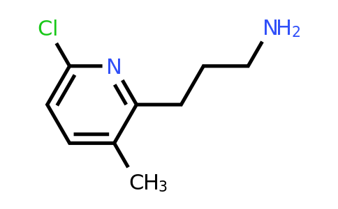 3-(6-Chloro-3-methylpyridin-2-YL)propan-1-amine