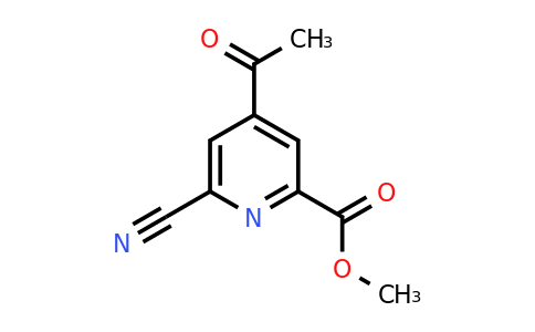 CAS 1393574-13-4 | Methyl 4-acetyl-6-cyanopyridine-2-carboxylate