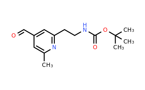 CAS 1393574-19-0 | Tert-butyl 2-(4-formyl-6-methylpyridin-2-YL)ethylcarbamate