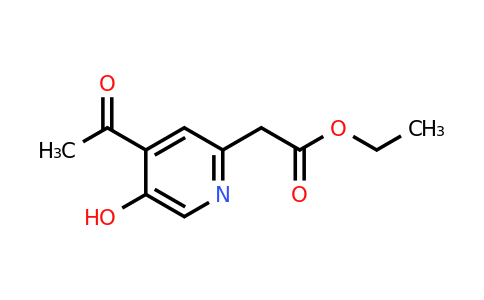CAS 1393574-21-4 | Ethyl (4-acetyl-5-hydroxypyridin-2-YL)acetate