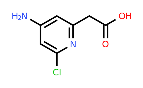 CAS 1393574-23-6 | (4-Amino-6-chloropyridin-2-YL)acetic acid