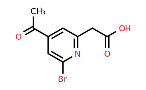 CAS 1393574-29-2 | (4-Acetyl-6-bromopyridin-2-YL)acetic acid