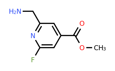 CAS 1393574-32-7 | Methyl 2-(aminomethyl)-6-fluoroisonicotinate