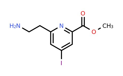 CAS 1393574-33-8 | Methyl 6-(2-aminoethyl)-4-iodopyridine-2-carboxylate