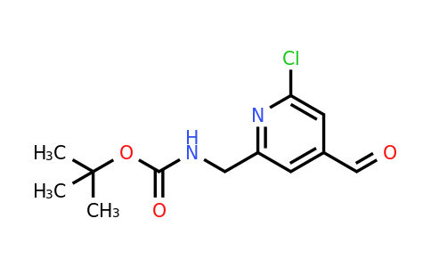 CAS 1393574-40-7 | Tert-butyl (6-chloro-4-formylpyridin-2-YL)methylcarbamate