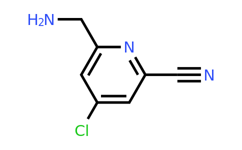 CAS 1393574-42-9 | 6-(Aminomethyl)-4-chloropyridine-2-carbonitrile