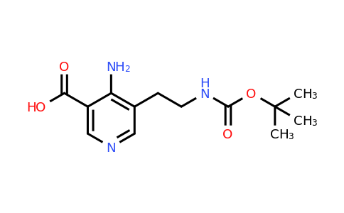 CAS 1393574-46-3 | 4-Amino-5-[2-[(tert-butoxycarbonyl)amino]ethyl]nicotinic acid