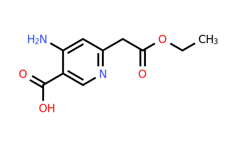 CAS 1393574-52-1 | 4-Amino-6-(2-ethoxy-2-oxoethyl)nicotinic acid
