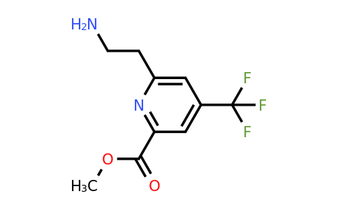 CAS 1393574-53-2 | Methyl 6-(2-aminoethyl)-4-(trifluoromethyl)pyridine-2-carboxylate