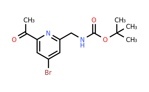 CAS 1393574-56-5 | Tert-butyl (6-acetyl-4-bromopyridin-2-YL)methylcarbamate
