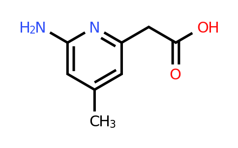 CAS 1393574-64-5 | (6-Amino-4-methylpyridin-2-YL)acetic acid