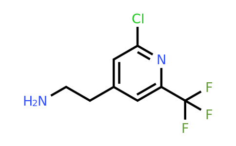 CAS 1393574-66-7 | 2-[2-Chloro-6-(trifluoromethyl)pyridin-4-YL]ethanamine