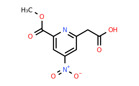 CAS 1393574-67-8 | [6-(Methoxycarbonyl)-4-nitropyridin-2-YL]acetic acid