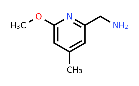CAS 1393574-73-6 | (6-Methoxy-4-methylpyridin-2-YL)methylamine
