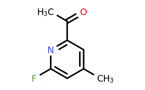CAS 1393574-94-1 | 1-(6-Fluoro-4-methylpyridin-2-YL)ethanone