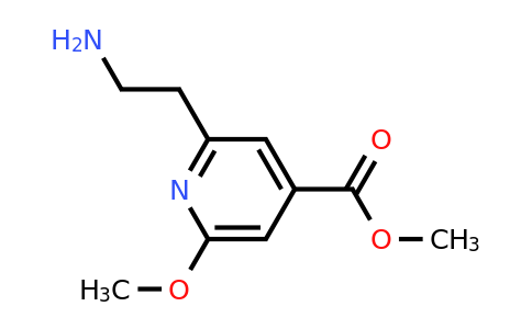 CAS 1393575-04-6 | Methyl 2-(2-aminoethyl)-6-methoxyisonicotinate