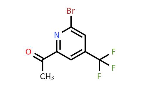 CAS 1393575-05-7 | 1-[6-Bromo-4-(trifluoromethyl)pyridin-2-YL]ethanone