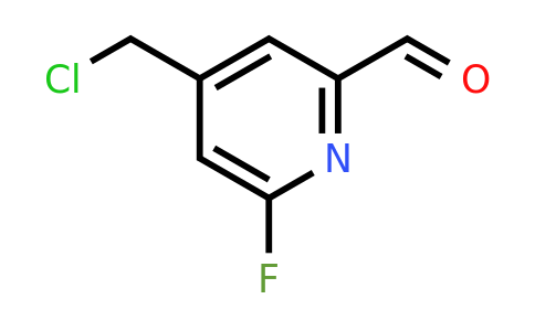 CAS 1393575-08-0 | 4-(Chloromethyl)-6-fluoropyridine-2-carbaldehyde