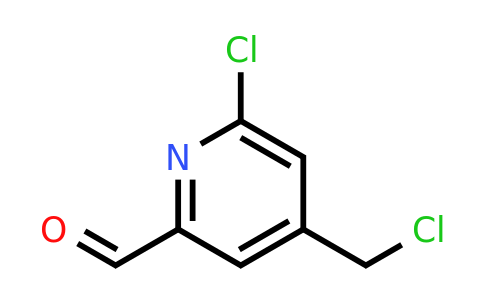 CAS 1393575-13-7 | 6-Chloro-4-(chloromethyl)pyridine-2-carbaldehyde