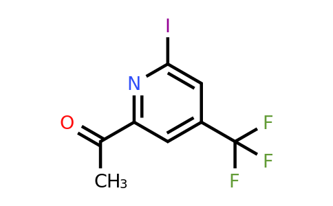 CAS 1393575-15-9 | 1-[6-Iodo-4-(trifluoromethyl)pyridin-2-YL]ethanone